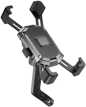 360° Ayarlanabilir Ayna Dibi Bağlantılı Motosiklet Telefon Tutucu