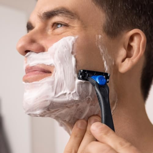 BIC Hybrid 3 Flex 4'lü Yedek Tıraş Bıçağı Kartuşu, 3 Nano Teknolojik Titanyum Bıçak, E Vitaminli Geniş Kayganlaştırıcı Band