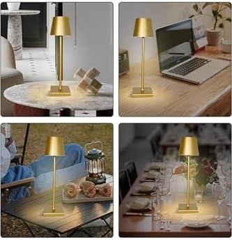 Taşınabilir Şarjlı Masa Lambası Dimmerli Dekoratif İstanbul Dokunmatik Sunum Lambası