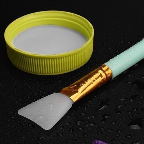 GüncelÇarşı 2li Silikon Temizlemesi Kolay Kullanılabilen Yüz Cilt Bakımı Maske Ve Krem Spatulası