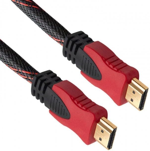 Ekstra Kalın Premium Örgülü HDMI Kablo 3 Metre – V1.4 Speed Uçlu Dayanıklı Computer Cable Bilgisayar kablosu
