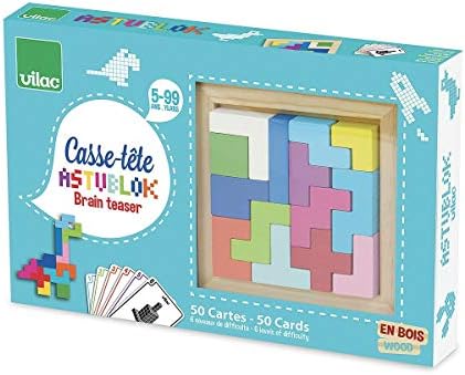 Vilac Astublok Brain Teaser 3 Boyutlu Bulmacalar