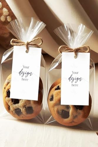 40lı Şeffaf Jelatin Çok Amaçlı Lokum Çerez Poşeti 8x21cm