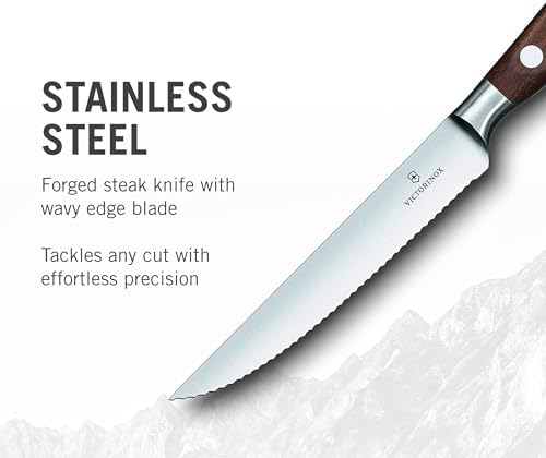 2 7.7240.2W Büyük Maitre Tırtıklı Steak Bıçak Seti Siyah Seti