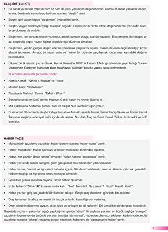 AYT Edebiyat Özet