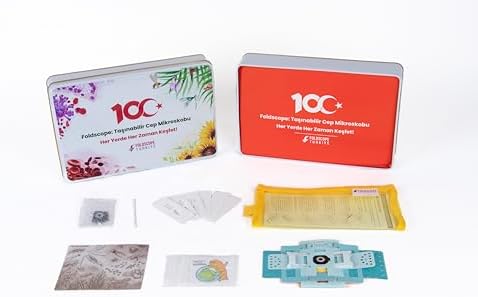 CEP MİKROSKOBU KAŞİF SETİ (100.YIL ÖZEL METAL KUTUSUNDA)