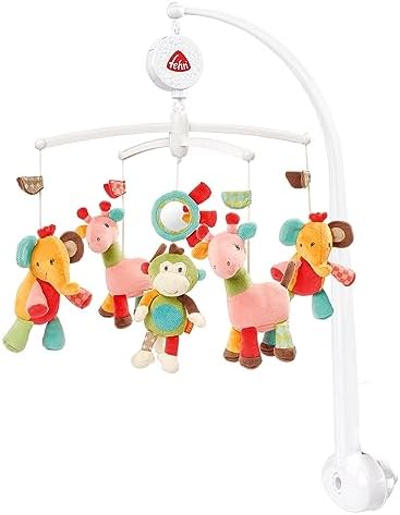Müzik Mobil - Sevimli Hayvanlı Bebek Uyku Yardımı - Bebek Mobil Müzik Kutusu Melodi - 0-5 Ay arası Bebekler için Müzik Mobil Bebek Yatağı Oyuncak