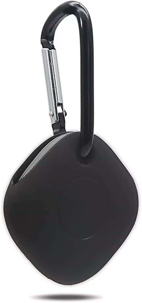 Galaxy SmartTag İle Uyumlu Kancalı Silikon Koruma Şık ve Ergonomik Tasarım Kılıf, Siyah