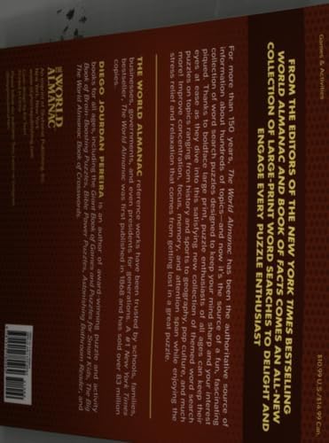 The World Almanac 2025 Word Search: 175 Large-Print Puzzles!