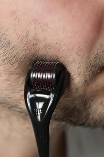 Titanyum Uçlu Dermaroller Iğneli Sakal Saç Yenileyici Cilt Yüz Vücut Yenileme Masaj Aleti 0.50Mm