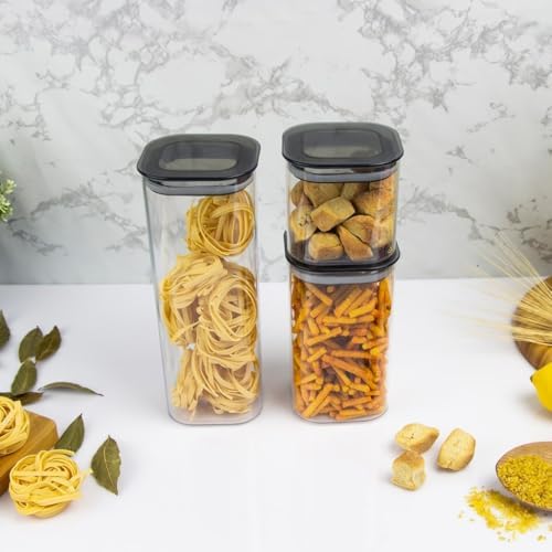 3 'lü Kare Erzak Kabı Seti