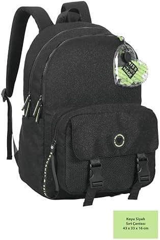 LEMONADE BACKPACK EMO BLACK SIRT ÇANTASI