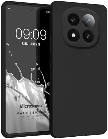 Silicone 14 Pro 5G Kılıf Siyah [ 14 Pro 5G ile Uyumlu Kılıf - Siyah]