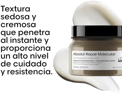 L'Oréal Professionnel Paris Serie Expert Absolut Repair Molecular Yıpranmış Saçlar İçin Durulanmayan Maske 150 Mililitre
