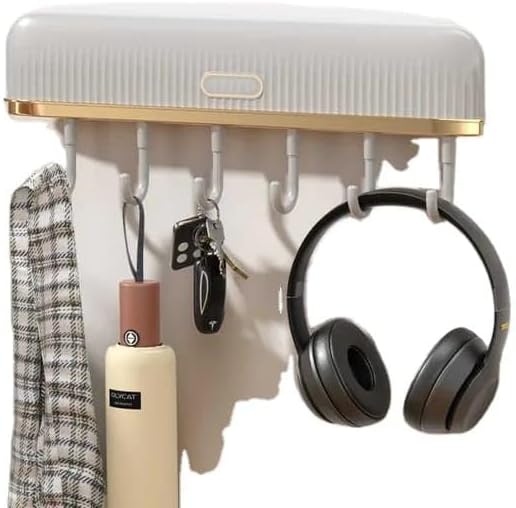 Yapışkanlı Askı Seti, Hareketli Kancalar, Anahtarlık ve Havlu Askısı, Banyo ve Mutfak için Çok Amaçlı Organizer, Kepçe,Kevgir Askısı