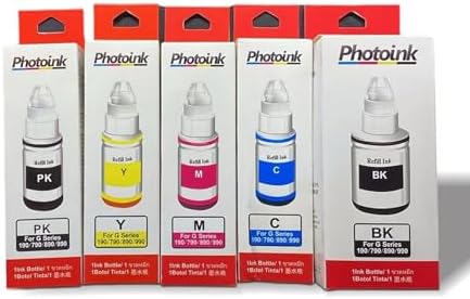 100 Ml Uyumlu Ink, 5 Kartuşlu Yazıcılar Için Uyumlu 5 Adet Mürekkep Seti (Akıllı Mürekkep)