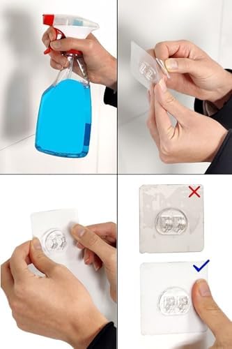 2'li Siyah Yapışkanlı Banyo Rafı, 2 Telli Duş Şampuanlık, Paslanmaz Metal Duş Rafı (Vidala/Yapıştır) - TŞ-01