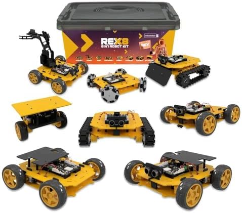 REX Evolution Serisi Super Star Transformers - 8 in 1 (Micropython ve IDE Uyumlu) - E-Kitap Hediyeli