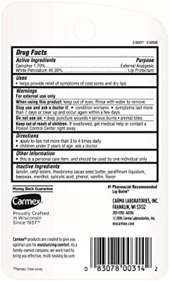 Carmex Orijinal Lezzet Nemlendirici Dudak Balsamı Tüp Değer Paketi, 0,35 Ounce (3 Sayı)