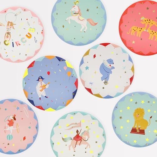 - Circus Plates - Sirk Tabaklar (M) (x8)