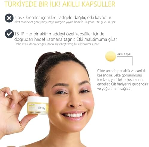 Akıllı Kapsül Krem – Anında Aydınlık & Canlı Cilt, Leke Karşıtı, Yoğun Nem | TS-IP Teknolojisi