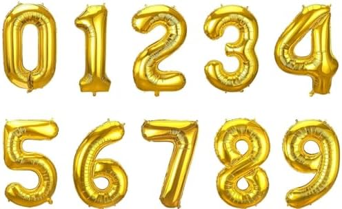 xesha 2 Yaş Doğum Günü Rakamlı Balon Yaş Günü Renk Folyo Uçan Balon 102 cm Doğum Günü ve Parti Dekorasyonu Büyük Boy Balon 40 inç - 102 cm Doğum Günü Dekorasyonu Balon Yaş Sayı Helyum Balon 2 Rakamı