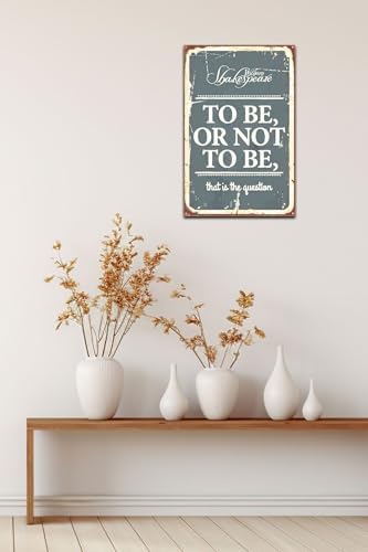 Kuşe Kağıt Duvar Posteri To Be Or Not To Be Retro Drtr0041