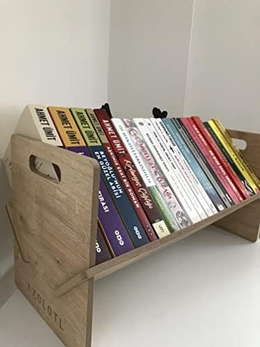 Axolotl Masaüstü Kitaplık Mini Raf Masaüstü Kitap Düzenleyici (50cm)