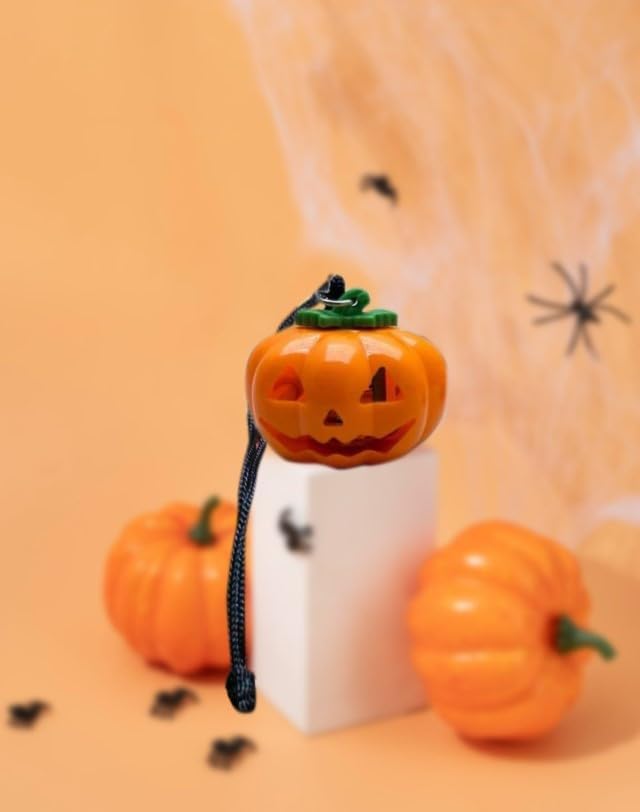 HALLOWEEN BALKABAĞI IŞIKLI 3 FONKSİYONLU KOLYE AST6639