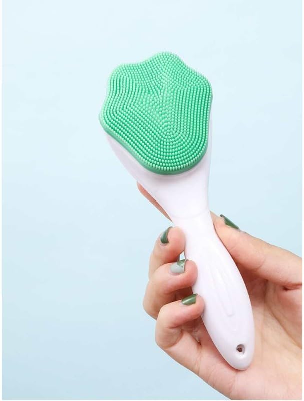 Cilt Temizleme Peeling Fırçası, Ergonomik Saplı Masaj Etkili, Sevimli Tasarım Cilt Bakım Yüz Makyaj Temizleme Peeling Fırçası