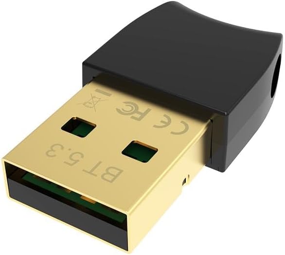 AL-BL5.3 Bluetooth V5.3 Usb Mini Bluetooth Adaptör Dongle 20Mt Kablosuz Adaptör (ÇOKLU CİHAZ DESTEĞİ SAĞLAR) Win7/8/10/11 Tak Çalıştır (PC İçindir)