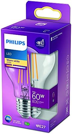 LED 60W A60 E27 Non-Dim 2700K Sarı Işık LED Filament Ampul