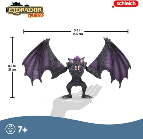 Schleich Eldrador Creatures Yeni 2024 Gölge Yarasa Aksiyon Figürü Oyuncak