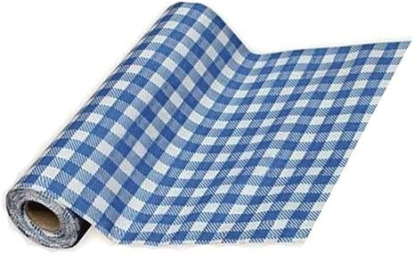 Kullan At Mavi Kağıt Masa Örtüsü 24 Metre 16 Yaprak