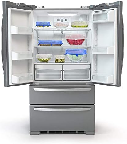 6 ADET Silikon Streç Kapak, Dört Özellikli Yeniden Kullanılabilir Silikon Kap Kapağı, Çeşitli Gıda Kapları için Uygun, Yüksek ve Düşük Sıcaklık Senaryoları (Mikrodalga Fırınlar, Dondurucular)