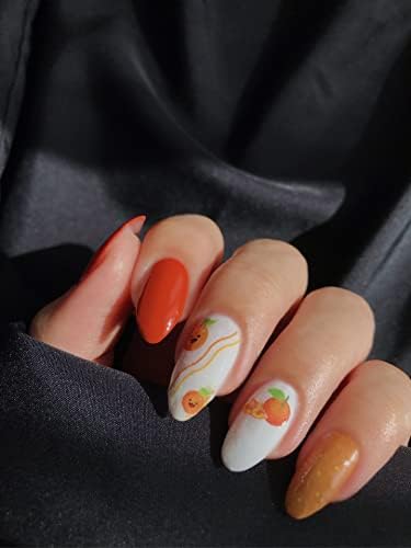 ARTİKEL Portakal Tırnak Dövmesi, Tırnak Tattoo, Nail Art, Tırnak Sticker