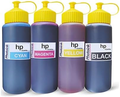 PHOTO INK Hp Deskjet F2280 Renkli Kartuş Dolum Seti