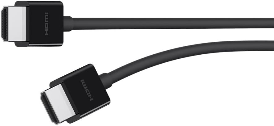 AV10168bt2M-BLK HDMI Kablosu, Amazon fire-TV ve diğer HDMI özellikli cihazlar için (4 K uyumlu), 2,4 m – siyah 6.6 Feet Siyah