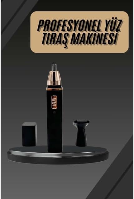 Jouis Traş ve Burun Kılı Kesme Makinesi, 2'si 1 Arada Şarj Edilebilir Burun, Ense ve Kulak Kılı Kesme Makinesi, Kadınlar İçin Tüy Kesme Çift Başlık Kolay Kullanım