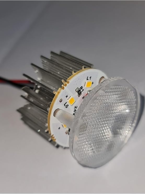 50'li Paket Dekoratif Yuvarlak Tente Içi(Kasasız) Led Armatür 24v Beyaz Işık 6500k