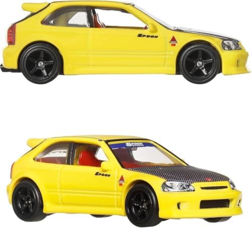 1:64  Premium Car Culture 2'li Paket 99 HONDA CIVIC TYPE R (EK9) & HONDA CIVIC TYPE R HBL96 - JBL00