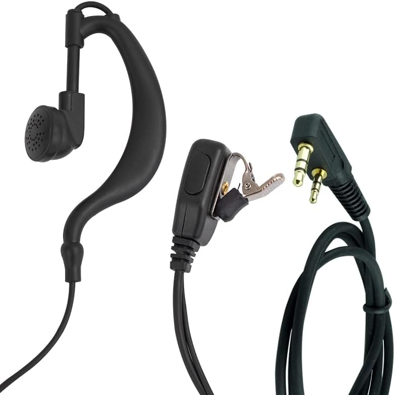 Wln PMR Telsiz Kulaklığı Arkalıklı (A446 ve WLN PMR-446 uyumlu)