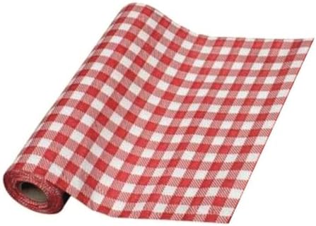 Kullan At Kırmızı Kağıt Masa Örtüsü 24 Metre 16 Yaprak