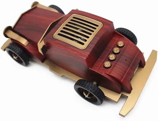 Retro Klasik Araba Şekilli Kablosuz Bluetooth Hoparlör – 1500mAh Şarjlı, BT/TF/USB Destekli, 5W Güç Çıkışı, 10m Menzil, Telefon Standlı Dekoratif Müzik Hoparlörü | B2