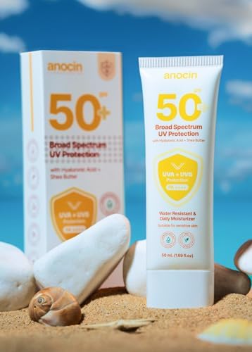 anocin broad Güneş Kremi Yüksek Koruma Spf 50 Nemlendirici Etkili Güneş Koruyucu Krem