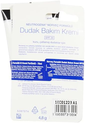Neutrogena Parfümlü El Kremi 75 ml + Dudak Kremi