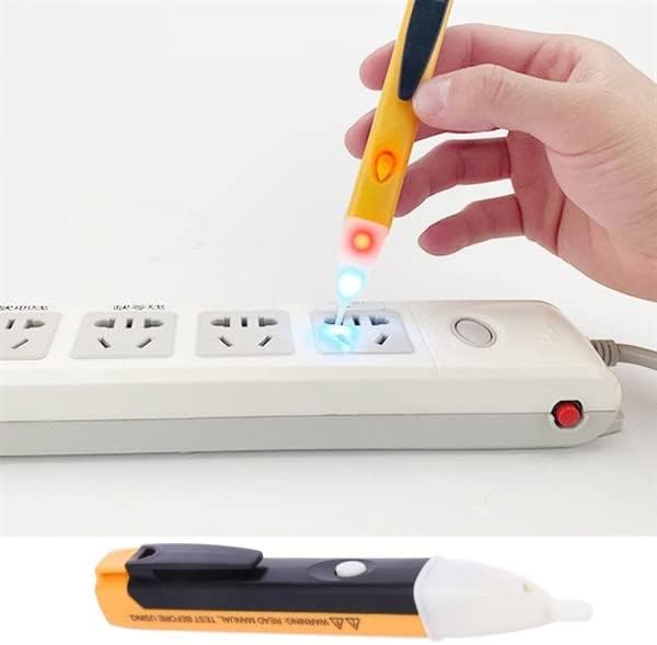 Dedektörlü Temassız Işıklı Kablo Voltaj Test Elektrik Kaçak Dijital Kontrol Kalemi Cihazı