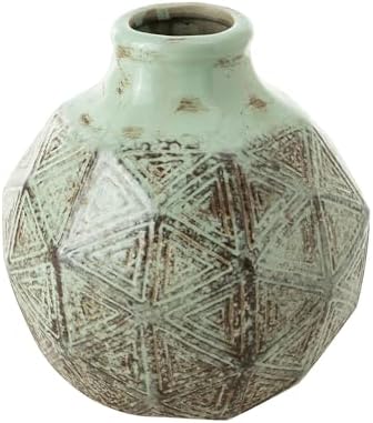 Angled Seramik Vazo 19X20 cm