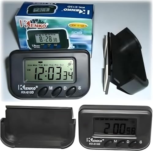 Dijital Masa Saati – Alarm, Kronometre, Pomodoro Zamanlayıcı, Ultra Kompakt Tasarım, Öğrenci, Ofis ve Asker Kullanımı İçin Zaman Yönetimi