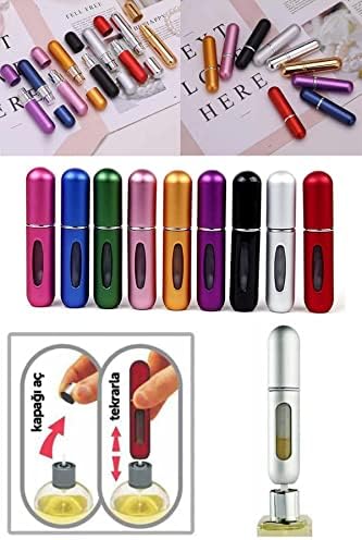 Mobee Dezenfektan Şişesinden Doldurulabilir Çanta Içi Mini Dezenfektan Parfüm Şişesi